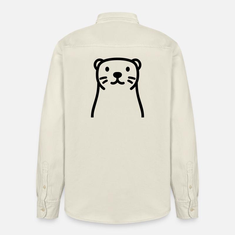 Otter - Relaxed Fit Unisex Organic Hemd von Stanley/Stella - Natur