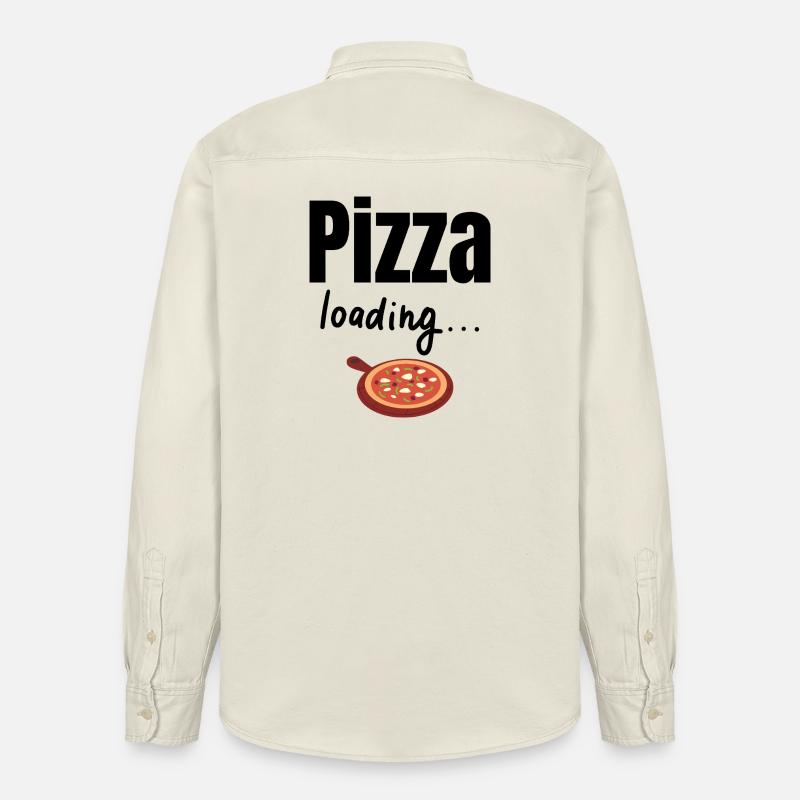 Pizza loading - Relaxed Fit Unisex Organic Hemd von Stanley/Stella - Natur