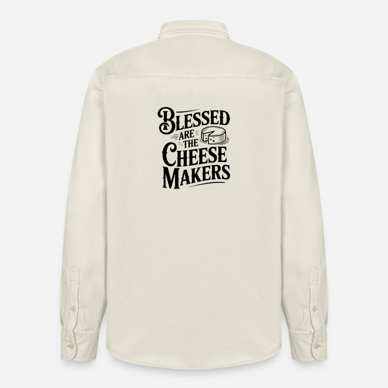 Fromagers - Chemise unisexe coupe décontractée bio Stanley/Stella - écru doux