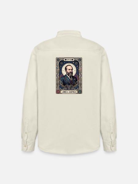 James A Tarotkarte - Relaxed Fit Unisex Organic Hemd von Stanley/Stella - Natur