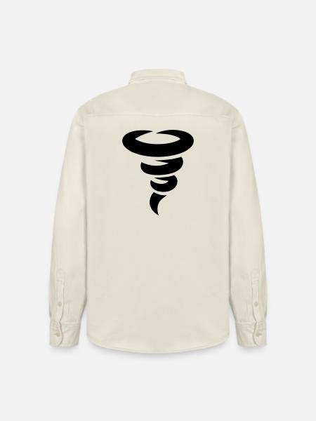 tornado - Relaxed Fit Unisex Organic Shirt by Stanley/Stella - soft Ecru