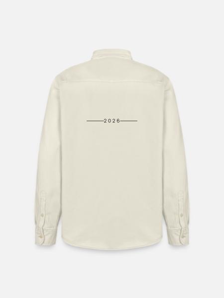 2026_streifen_Symbol - Relaxed Fit Unisex Organic Shirt by Stanley/Stella - soft Ecru