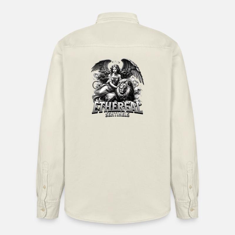 Wächter der Ätherwelt - Relaxed Fit Unisex Organic Hemd von Stanley/Stella - Natur