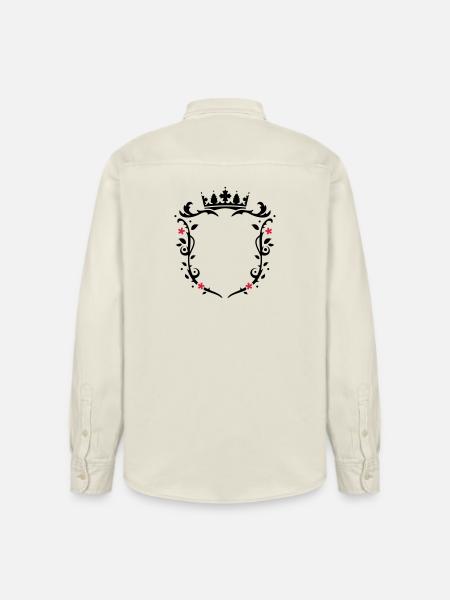 Snowboarder Silhouette - Relaxed Fit Unisex Organic Hemd von Stanley/Stella - Natur
