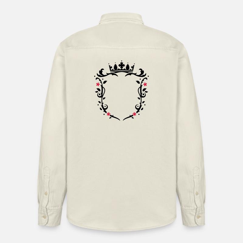 Snowboarder Silhouette - Relaxed Fit Unisex Organic Hemd von Stanley/Stella - Natur
