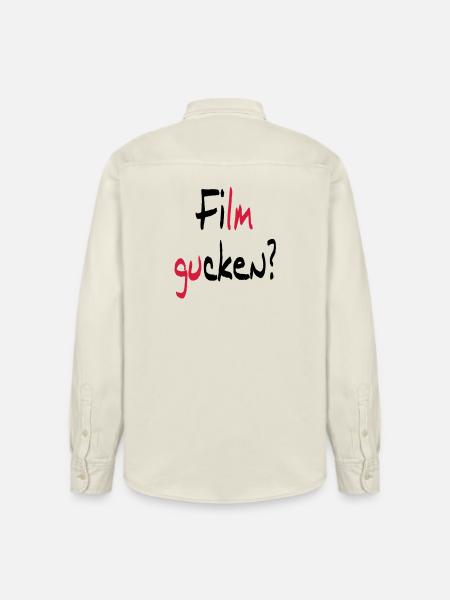 Film gucken? oder Ficken? - Relaxed Fit Unisex Organic Hemd von Stanley/Stella - Natur