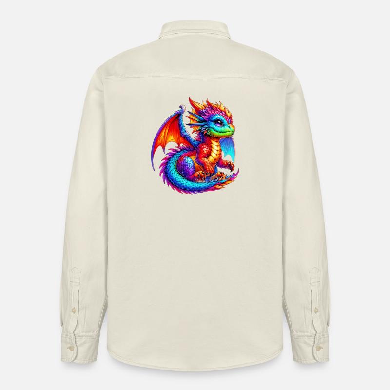 Dragon - Chemise unisexe coupe décontractée bio Stanley/Stella - écru doux