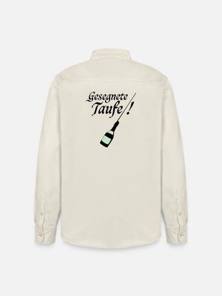 Taufe - Relaxed Fit Unisex Organic Hemd von Stanley/Stella - Natur