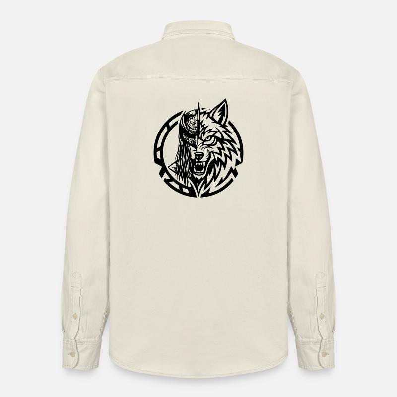 NoxstyllT5 - Relaxed Fit Unisex Organic Hemd von Stanley/Stella - Natur