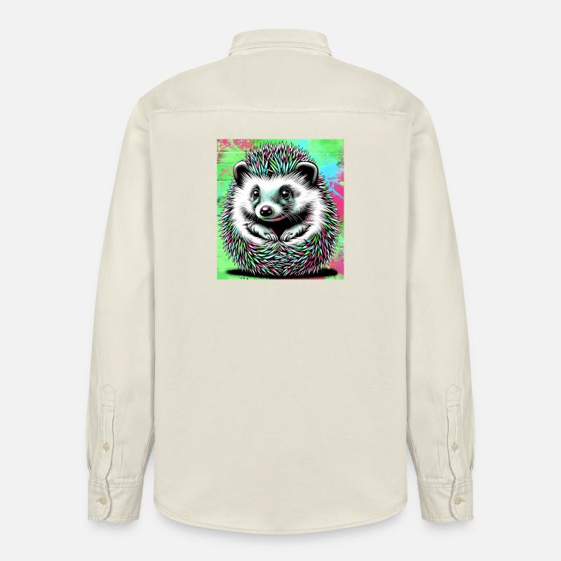 Igel - Relaxed Fit Unisex Organic Hemd von Stanley/Stella - Natur