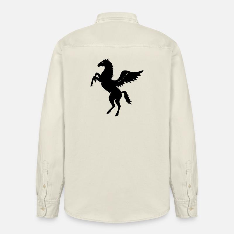 pegassus - Chemise unisexe coupe décontractée bio Stanley/Stella - écru doux