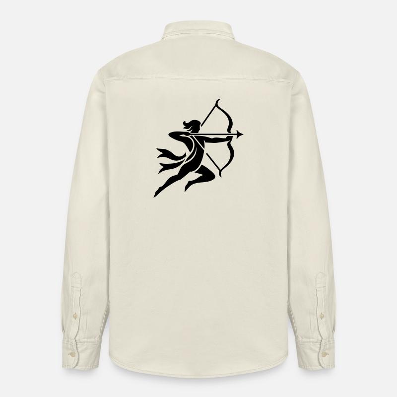 Schütze 2 - Relaxed Fit Unisex Organic Hemd von Stanley/Stella - Natur
