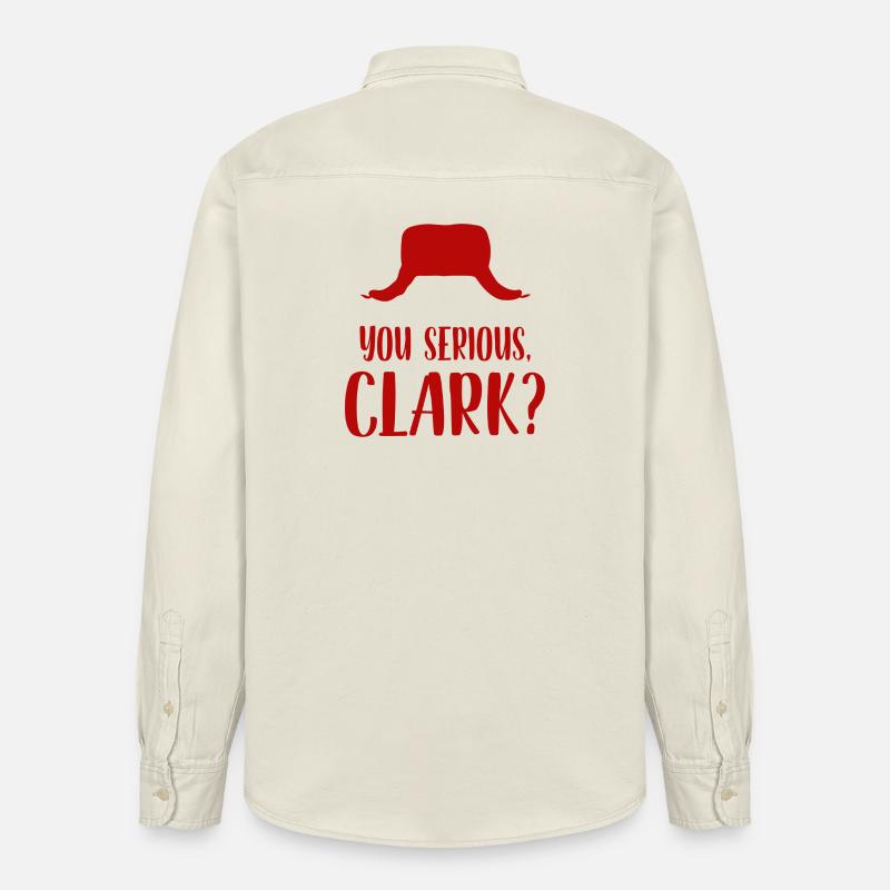 Du ernsthafter Clark - Relaxed Fit Unisex Organic Hemd von Stanley/Stella - Natur