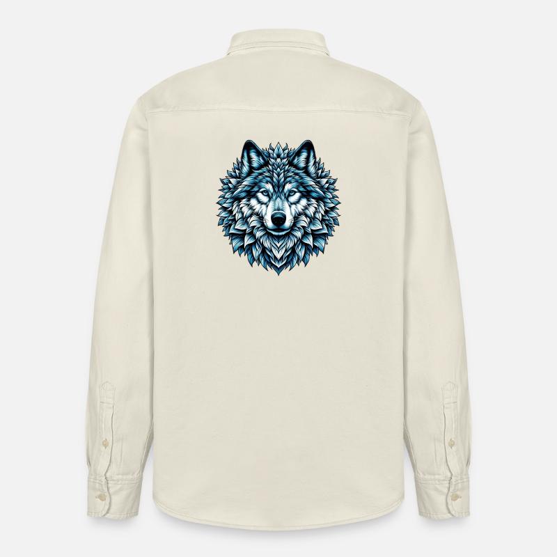 Loup - Chemise unisexe coupe décontractée bio Stanley/Stella - écru doux