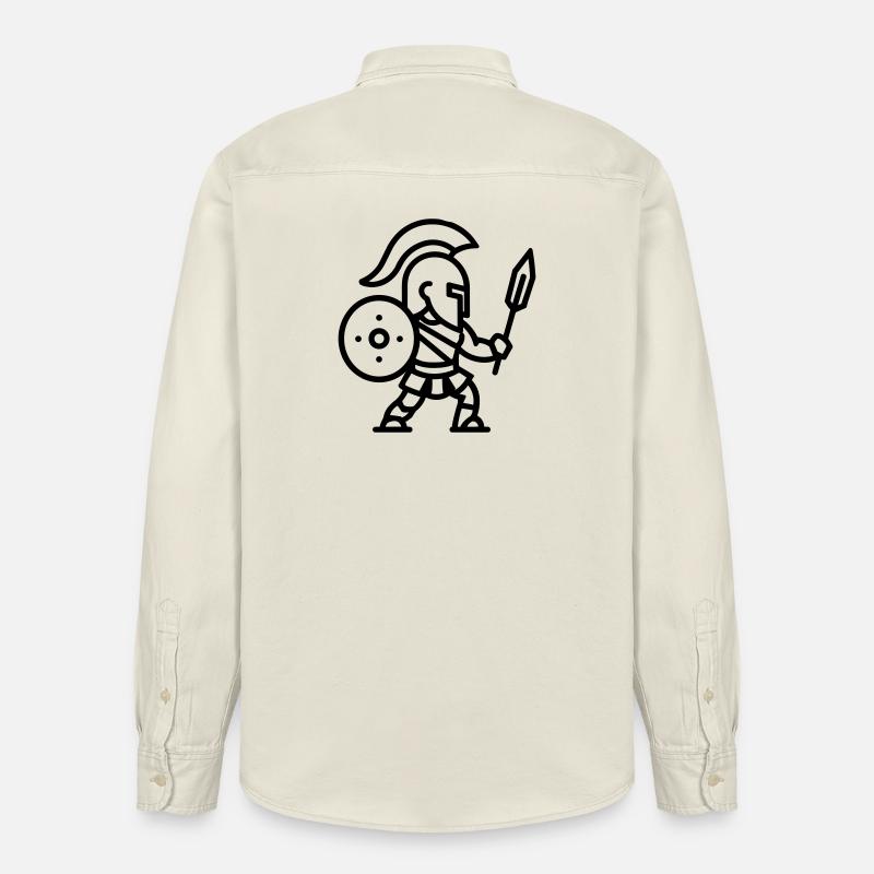 Spartanisch - Relaxed Fit Unisex Organic Hemd von Stanley/Stella - Natur