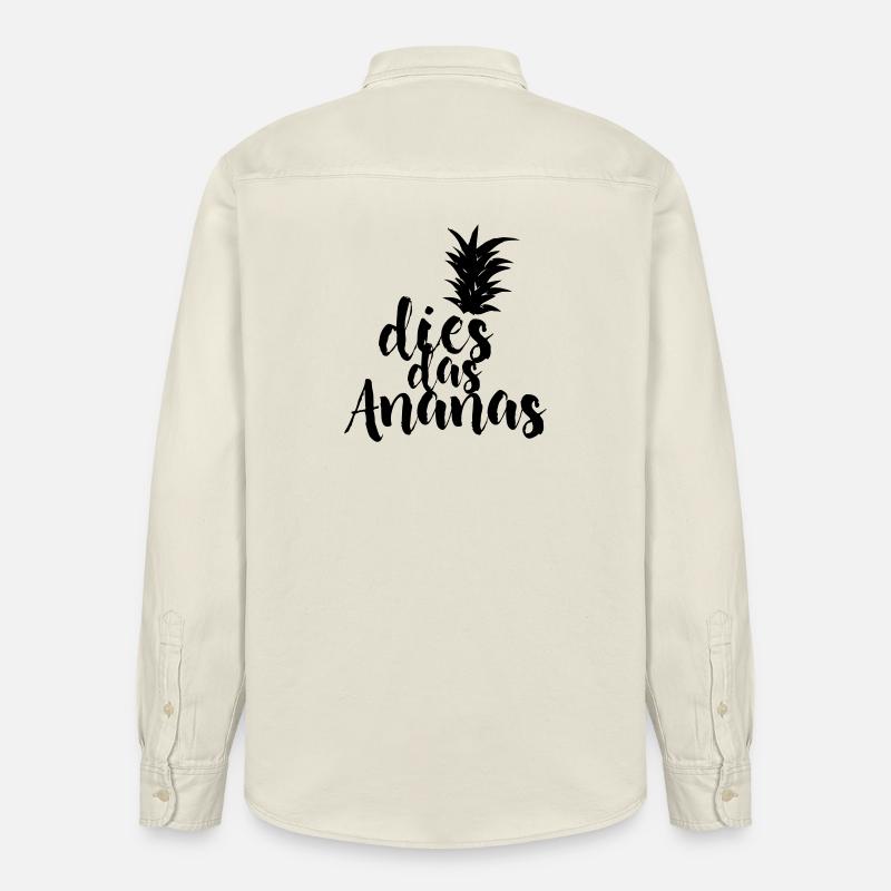 dies das Ananas - Relaxed Fit Unisex Organic Hemd von Stanley/Stella - Natur