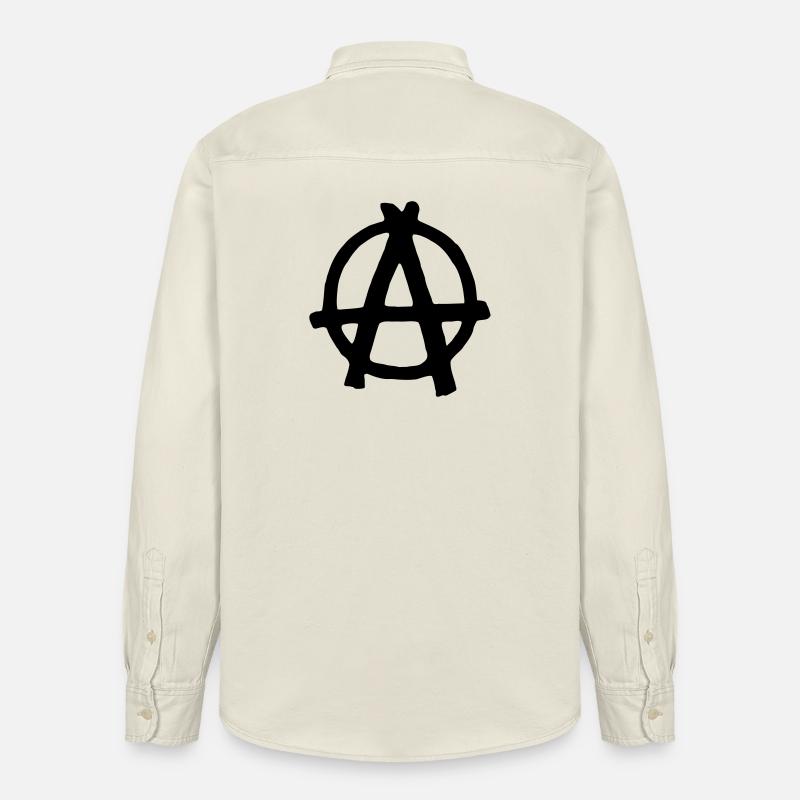 Anarchy - Relaxed Fit Unisex Organic Hemd von Stanley/Stella - Natur