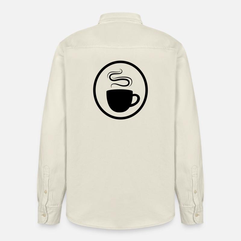 Tasse à café - Chemise unisexe coupe décontractée bio Stanley/Stella - écru doux