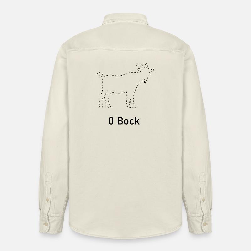 Null Bock - Relaxed Fit Unisex Organic Hemd von Stanley/Stella - Natur