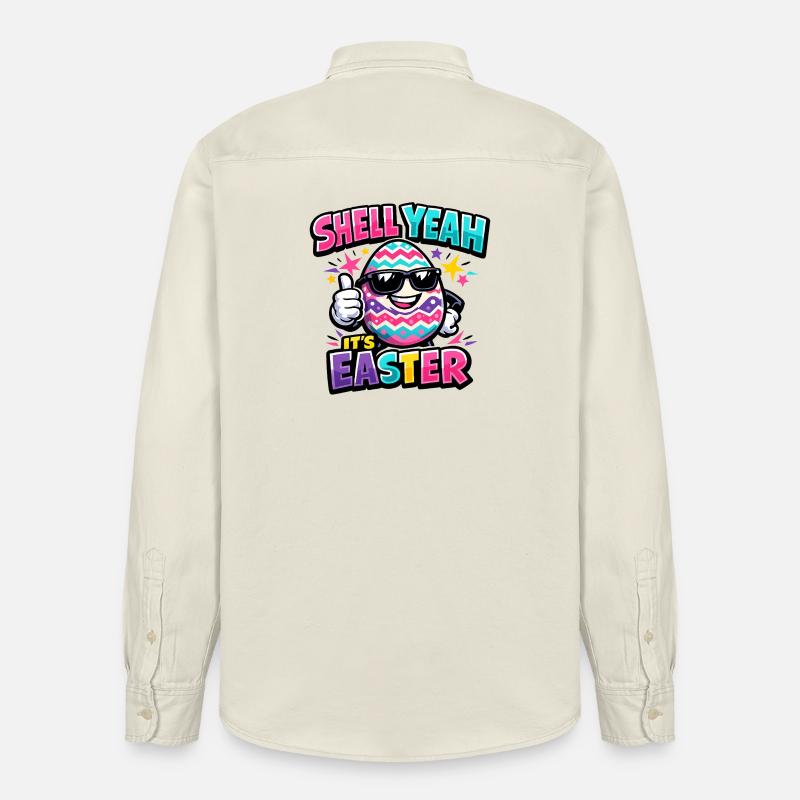 Hell Yeah It's Easter - Chemise unisexe coupe décontractée bio Stanley/Stella - écru doux