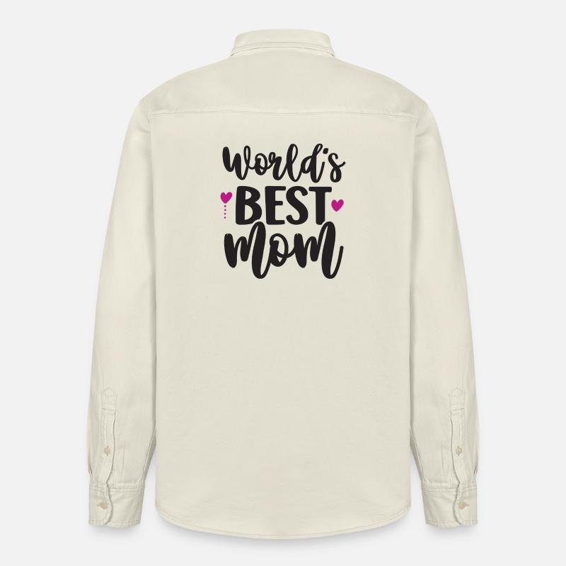Die beste Mutter der Welt - Relaxed Fit Unisex Organic Hemd von Stanley/Stella - Natur