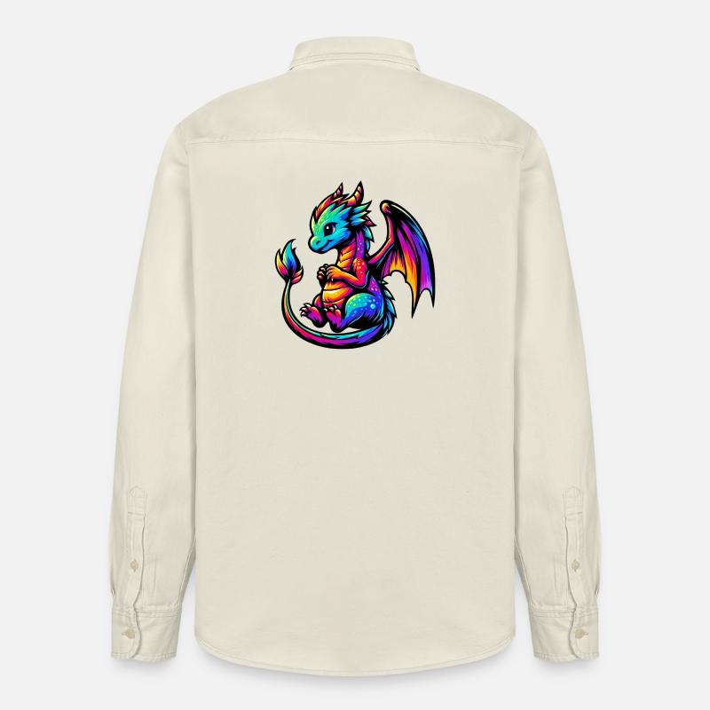 Dragon - Chemise unisexe coupe décontractée bio Stanley/Stella - écru doux
