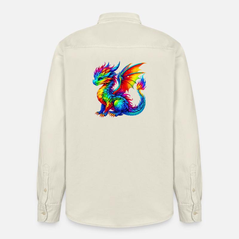 Dragon - Chemise unisexe coupe décontractée bio Stanley/Stella - écru doux