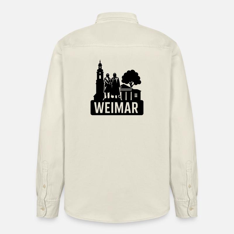 Weimar, Thuringe - Chemise unisexe coupe décontractée bio Stanley/Stella - écru doux