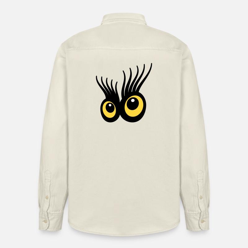 Augen - Relaxed Fit Unisex Organic Hemd von Stanley/Stella - Natur
