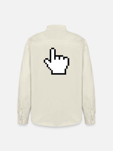 Original mouse hand - Relaxed Fit Unisex Organic Shirt by Stanley/Stella - soft Ecru