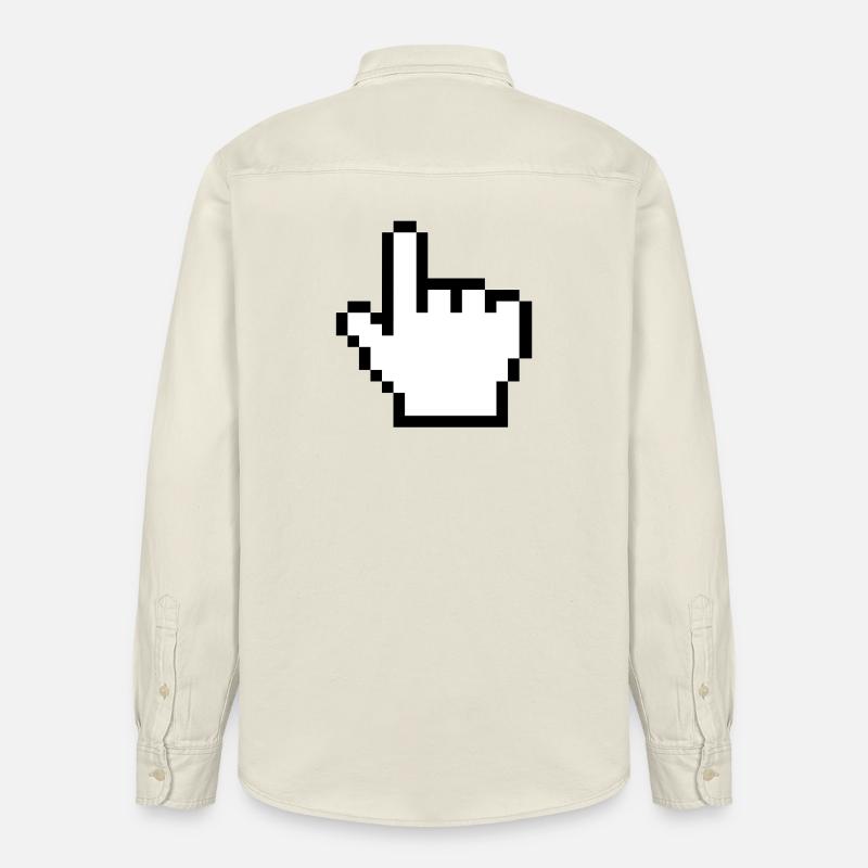 Main de souris originale - Chemise unisexe coupe décontractée bio Stanley/Stella - écru doux