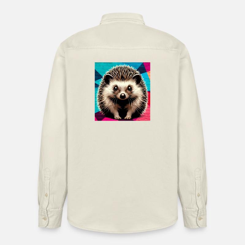 Igel - Relaxed Fit Unisex Organic Hemd von Stanley/Stella - Natur