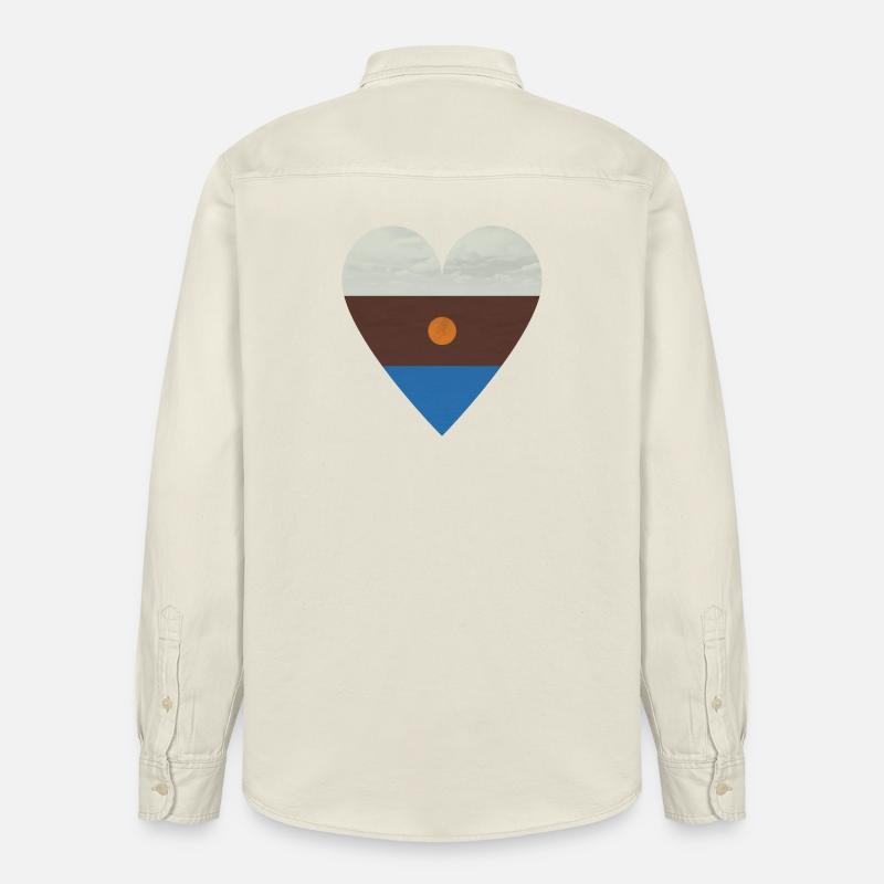 4 éléments - Chemise unisexe coupe décontractée bio Stanley/Stella - écru doux