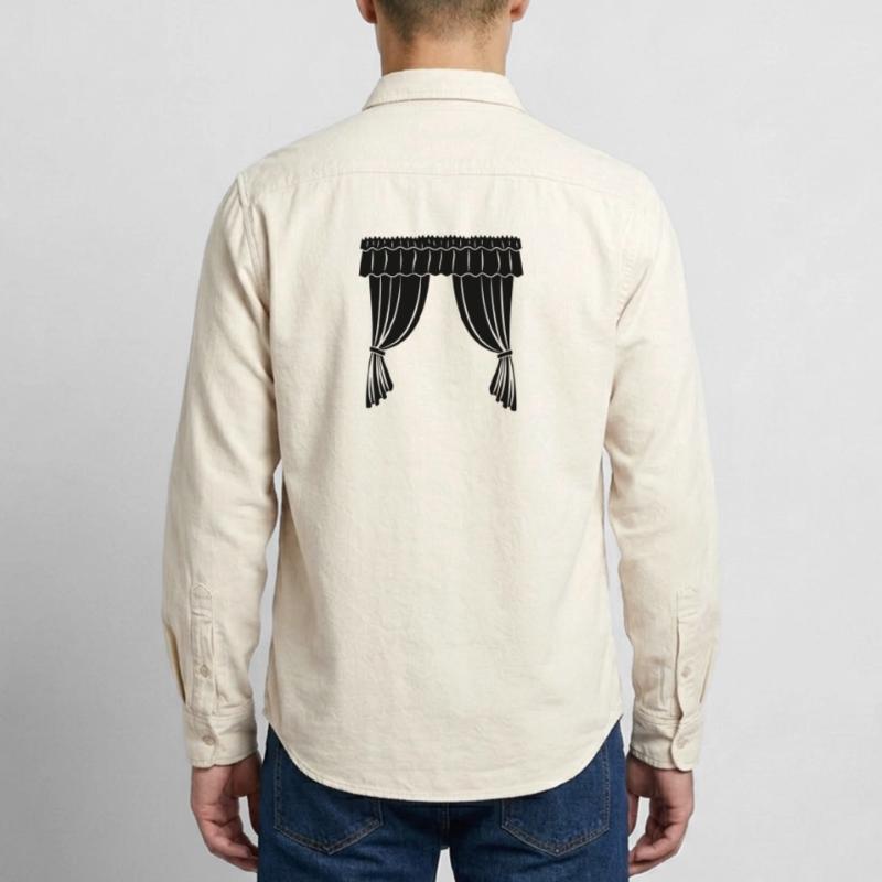 Vorhänge Theater oder Geschäft Relaxed Fit Unisex Organic Hemd von Stanley/Stella