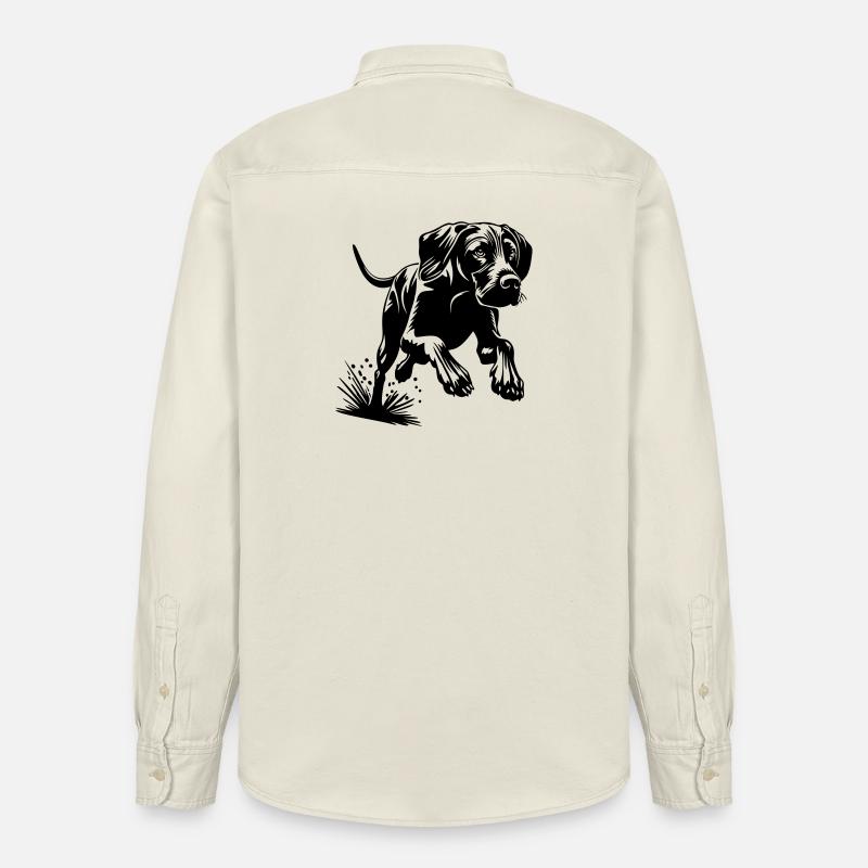 Magyar Vizsla - Relaxed Fit Unisex Organic Hemd von Stanley/Stella - Natur