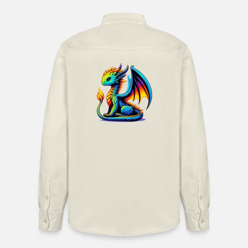 Dragon - Chemise unisexe coupe décontractée bio Stanley/Stella - écru doux