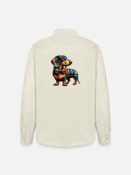 Basset - Relaxed Fit Unisex Organic Shirt by Stanley/Stella - soft Ecru