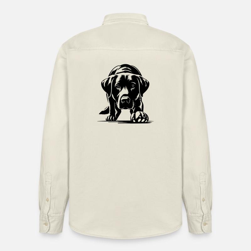 Labrador - Chemise unisexe coupe décontractée bio Stanley/Stella - écru doux