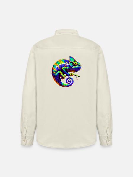 Chameleon - Relaxed Fit Unisex Organic Shirt by Stanley/Stella - soft Ecru