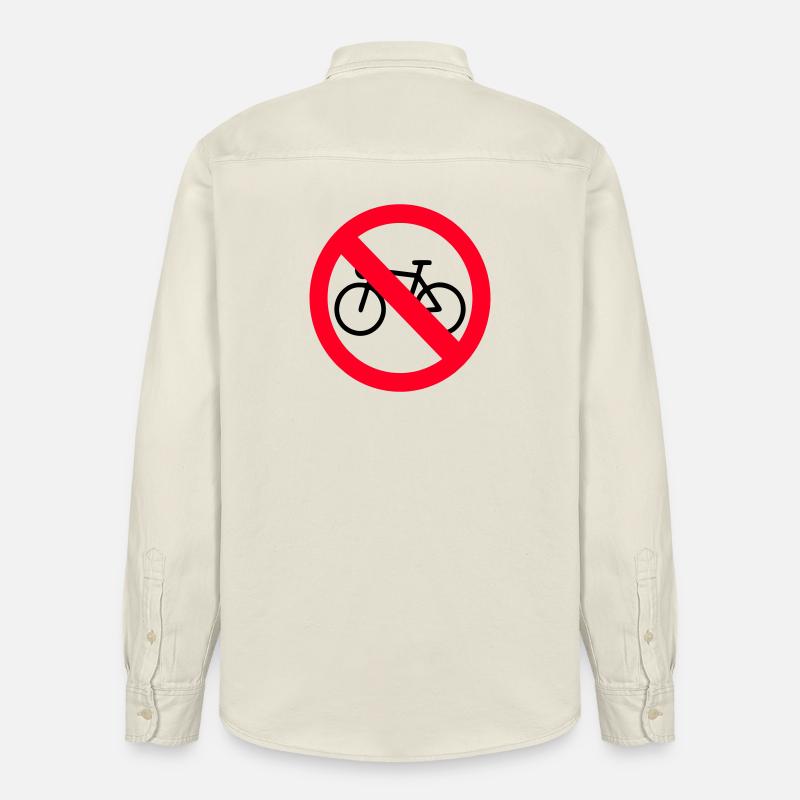 Pas de vélo - Chemise unisexe coupe décontractée bio Stanley/Stella - écru doux