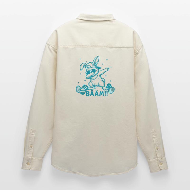 Funny Easter Dabbing Easter Bunny Bääm Relaxed Fit Unisex Organic Shirt by Stanley/Stella
