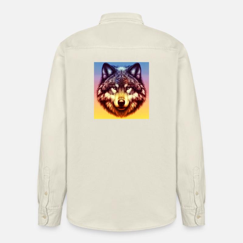 Wolf - Relaxed Fit Unisex Organic Hemd von Stanley/Stella - Natur