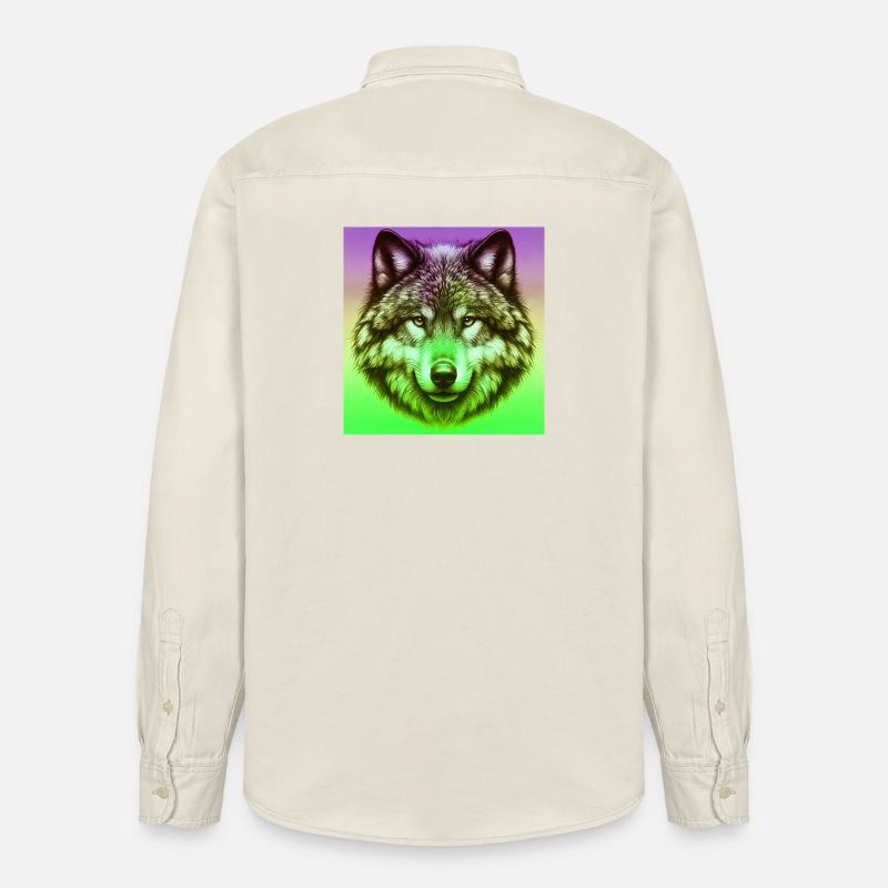 Loup - Chemise unisexe coupe décontractée bio Stanley/Stella - écru doux