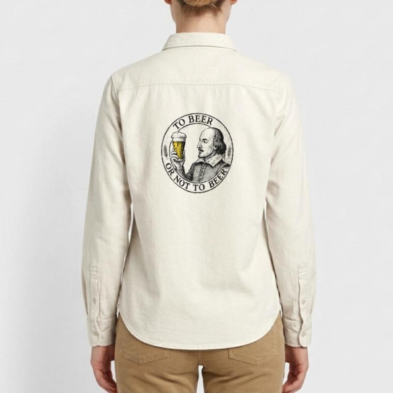 Bier oder nicht Bier Relaxed Fit Unisex Organic Hemd von Stanley/Stella