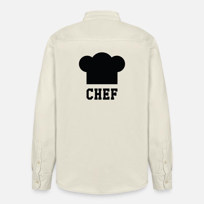 Chef Toque – Küche – Koch - Relaxed Fit Unisex Organic Hemd von Stanley/Stella - Natur