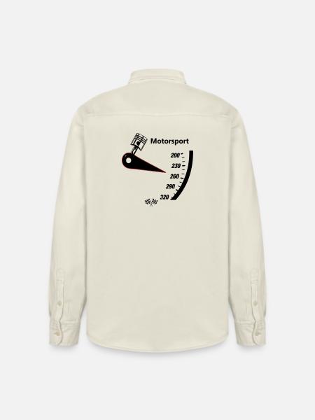 Motorsport Speedometer - Relaxed Fit Unisex Organic Shirt by Stanley/Stella - soft Ecru