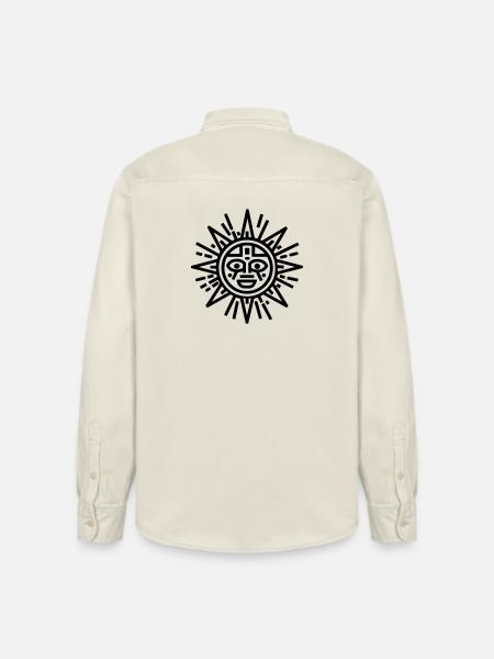 Aztec sun - Relaxed Fit Unisex Organic Shirt by Stanley/Stella - soft Ecru