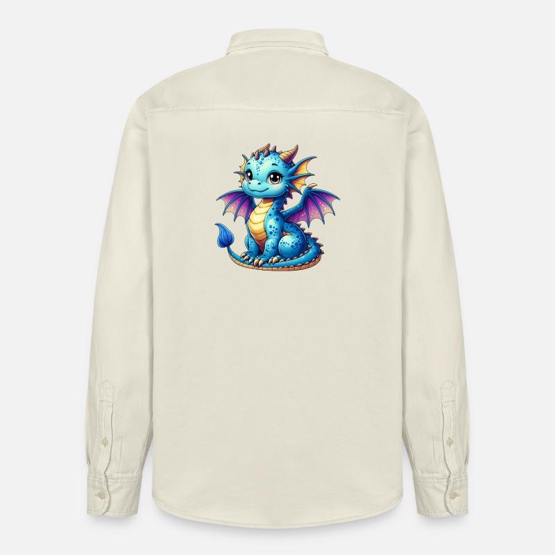 Dragon - Chemise unisexe coupe décontractée bio Stanley/Stella - écru doux