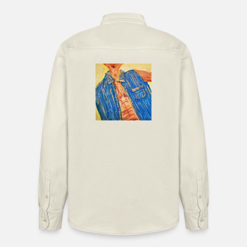 Nemo - Chemise unisexe coupe décontractée bio Stanley/Stella - écru doux