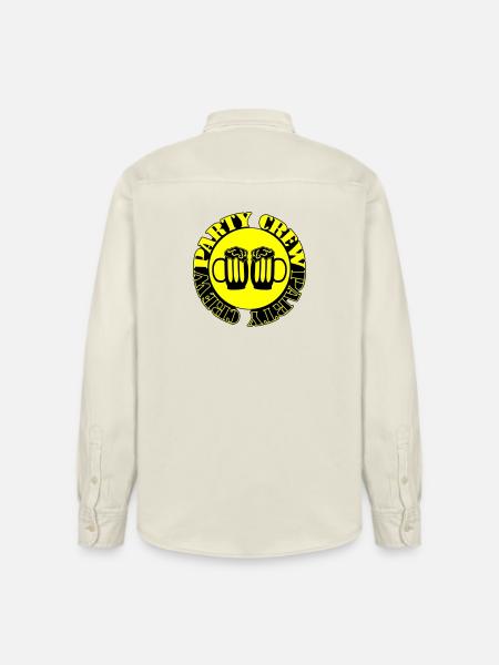 Party Crew Beer - Relaxed Fit Unisex Organic Shirt by Stanley/Stella - soft Ecru